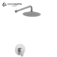 Cheap Hotel Style Wall Mounted 304 SS Concealed Shower Faucet rain shower ceiling mounted