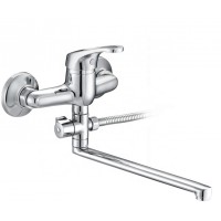 (OZ8257-5F)Boou China wholesale manufacturer modern wall mounted single lever cheap zinc bath shower mixer tap for bathroom