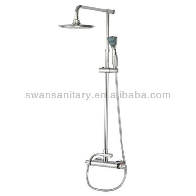 Bathroom Wall Mounted Rainfall Complete Combo Set Shower Mixer