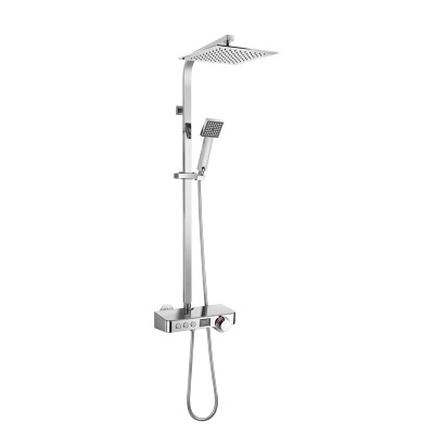 Modern Bathroom Bath Shower Mixer Tap Valve Thermostatic Shower Faucet