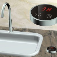 Guangdong flexible controller for kitchen  digital faucet and shower